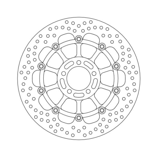 Moto-Master Halo Series Floating Brake Rotor Kawasaki