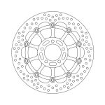 Moto-Master Halo Series Floating Brake Rotor Kawasaki