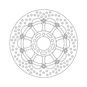 Moto-Master Halo Series Floating Brake Rotor Kawasaki