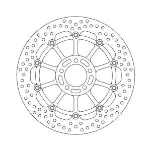 Moto-Master Halo Series Floating Brake Rotor Kawasaki