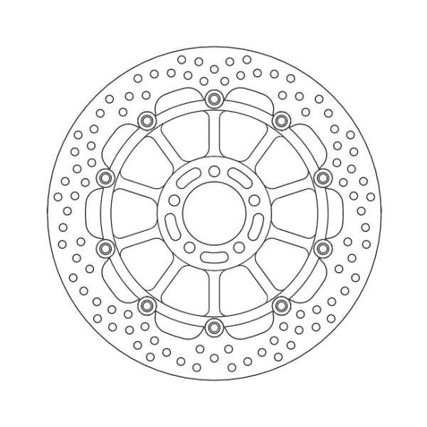 Moto-Master Halo Series Floating Brake Rotor Kawasaki