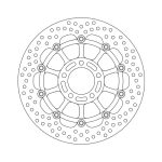 Moto-Master Halo Series Floating Brake Rotor Suzuki
