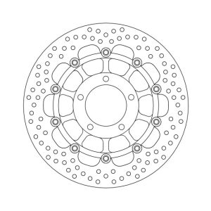 Moto-Master Halo Series Floating Brake Rotor Triumph