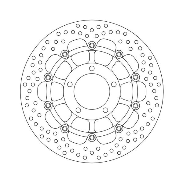Moto-Master Halo Series Floating Brake Rotor Triumph