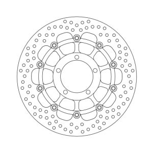 Moto-Master Halo Series Floating Brake Rotor Triumph