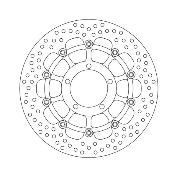 Moto-Master Halo Series Floating Brake Rotor Triumph