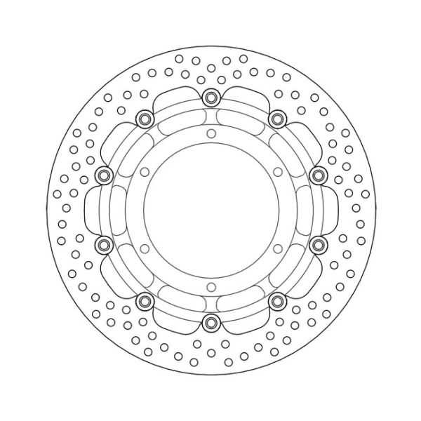 Moto-Master Halo Series Floating Brake Rotor Yamaha