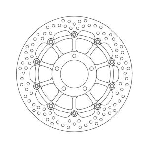 Moto-Master Halo Series Floating Brake Rotor Triumph