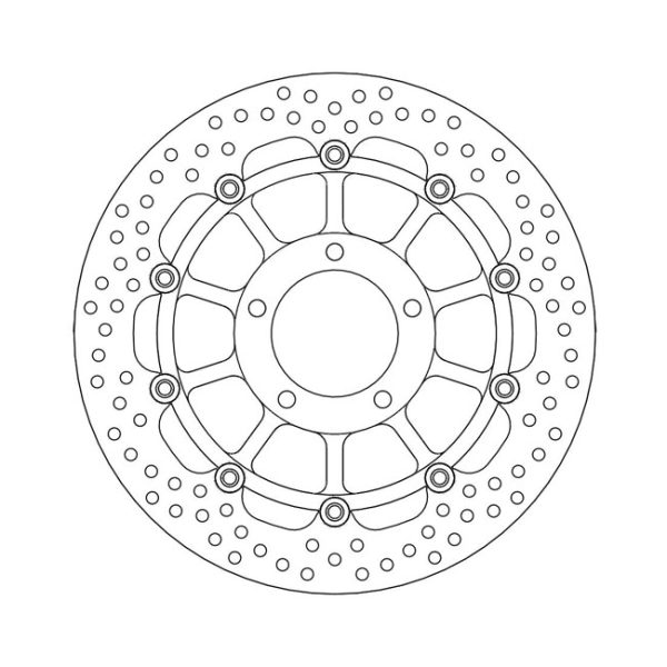 Moto-Master Halo Series Floating Brake Rotor Triumph