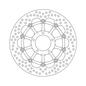 Moto-Master Halo Series Floating Brake Rotor Ducati