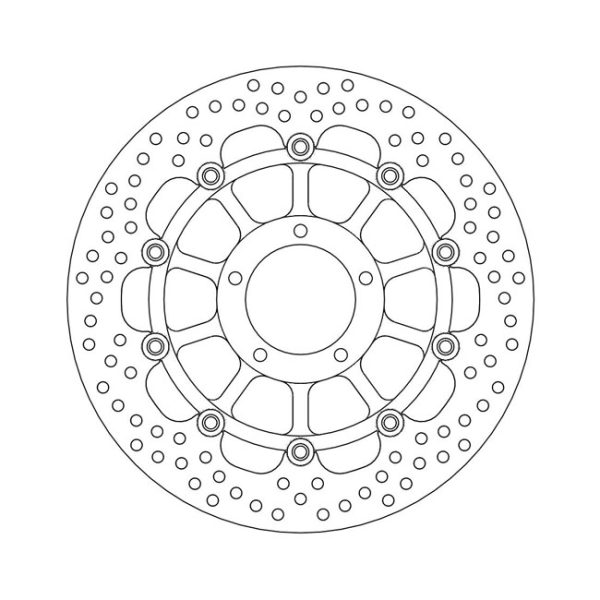 Moto-Master Halo Series Floating Brake Rotor Ducati