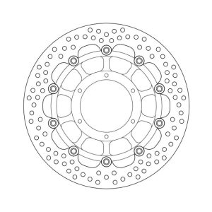 Moto-Master Halo Series Floating Brake Rotor Honda