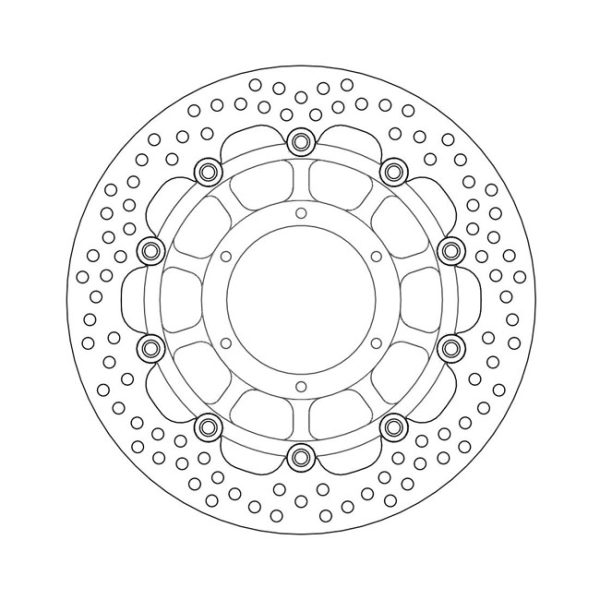Moto-Master Halo Series Floating Brake Rotor Honda