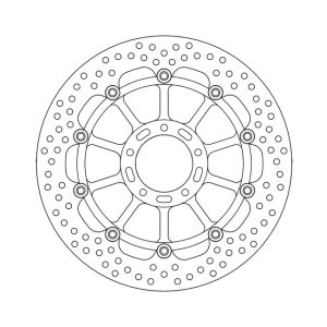 Moto-Master Halo Series Floating Brake Rotor Ducati