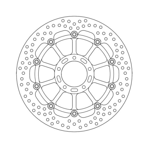 Moto-Master Halo Series Floating Brake Rotor Ducati