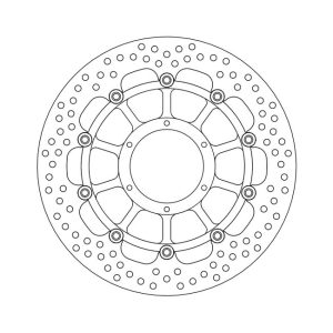 Moto-Master Halo Series Floating Brake Rotor Honda