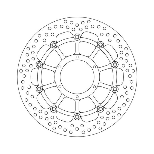 Moto-Master Halo Series Floating Brake Rotor Honda