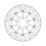 Moto-Master Halo Series Floating Brake Rotor Ducati