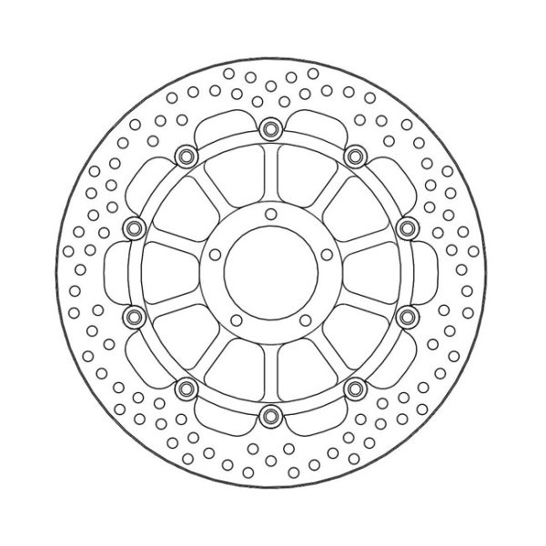 Moto-Master Halo Series Floating Brake Rotor Ducati
