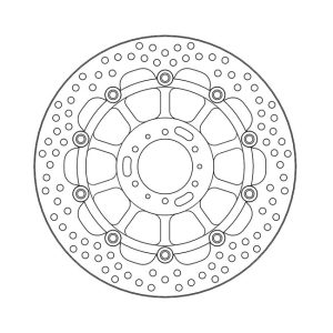 Moto-Master Halo Series Floating Brake Rotor Honda