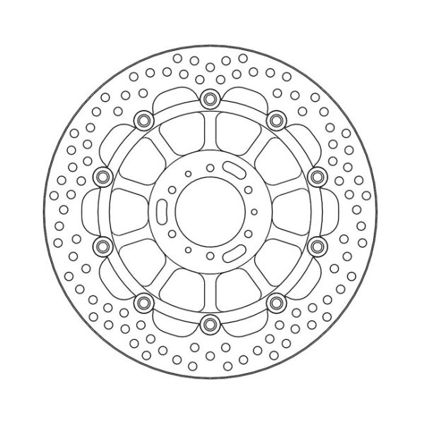 Moto-Master Halo Series Floating Brake Rotor Honda