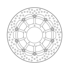 Moto-Master Halo Series Floating Brake Rotor Honda