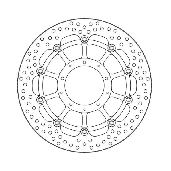 Moto-Master Halo Series Floating Brake Rotor Honda