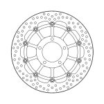 Moto-Master Halo Series Floating Brake Rotor Triumph