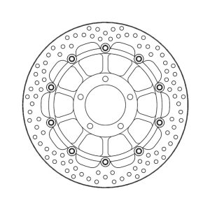 Moto-Master Halo Series Floating Brake Rotor Triumph