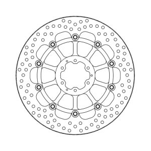 Moto-Master Halo Series Floating Brake Rotor Honda