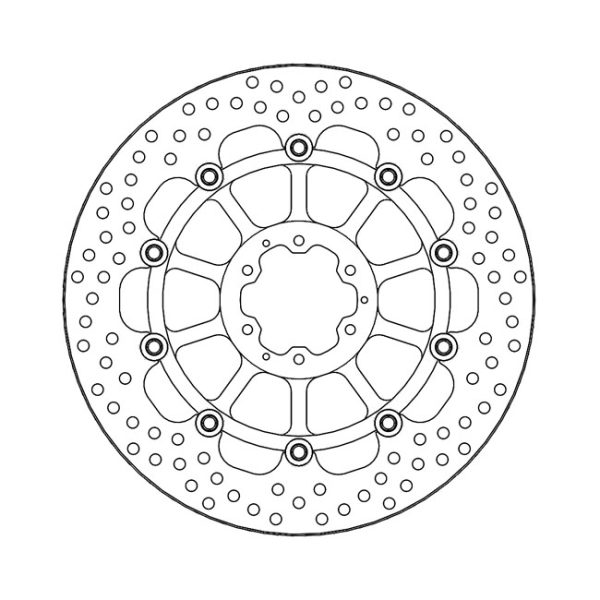 Moto-Master Halo Series Floating Brake Rotor Honda