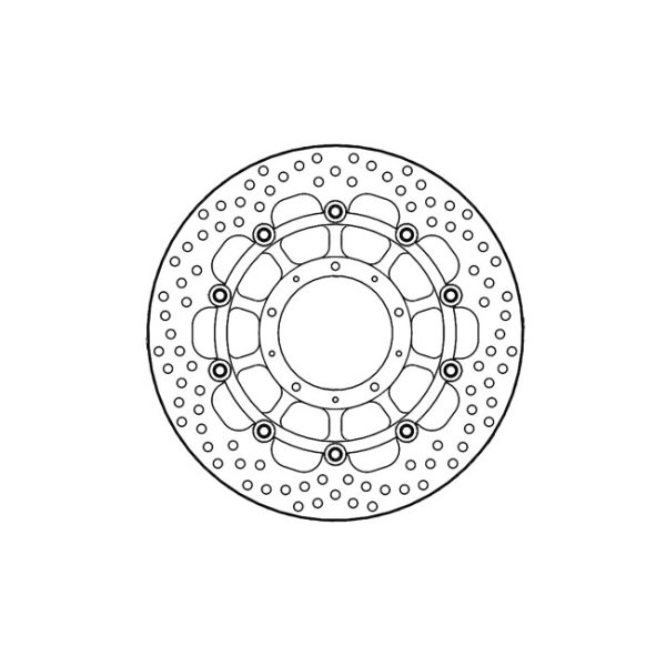 Moto-Master Halo Series Floating Brake Rotor Honda
