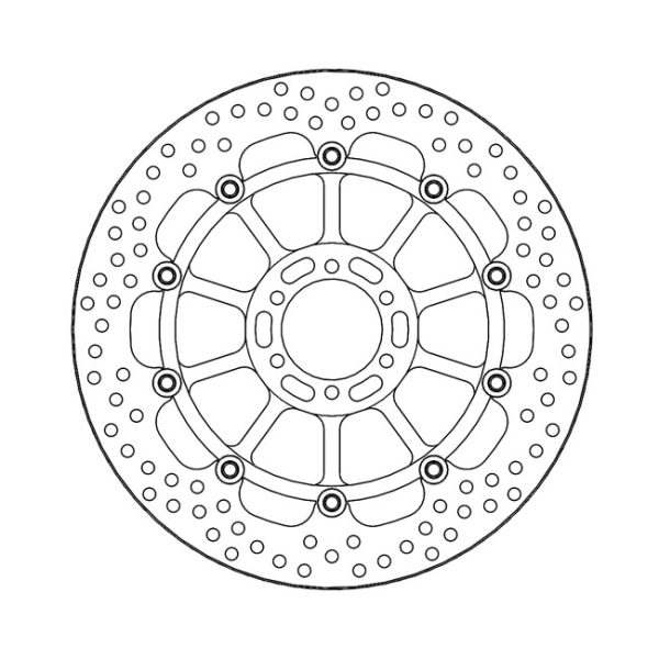Moto-Master Halo Series Floating Brake Rotor Aprilia