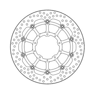 Moto-Master Halo Series Floating Brake Rotor Honda