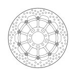 Moto-Master Halo Series Floating Brake Rotor Kawasaki