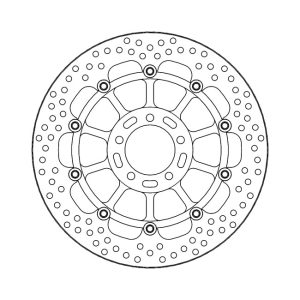 Moto-Master Halo Series Floating Brake Rotor Kawasaki