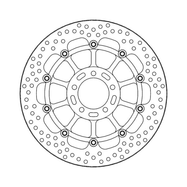 Moto-Master Halo Series Floating Brake Rotor Kawasaki