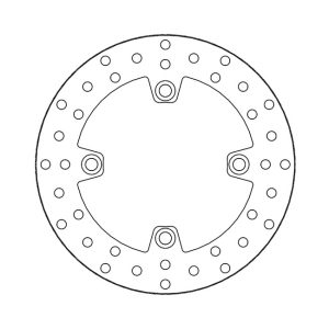 Moto-Master Halo Series Brake Rotor Triumph