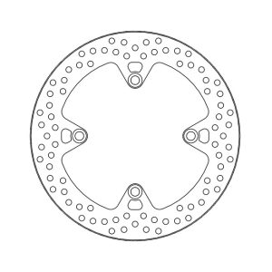 Moto-Master Halo Series Brake Rotor Honda