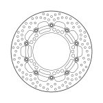 Moto-Master Halo Series Floating Brake Rotor Kawasaki