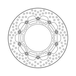 Moto-Master Halo Series Floating Brake Rotor Kawasaki