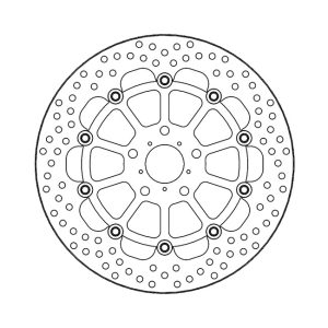 Moto-Master Halo Series Floating Brake Rotor Honda