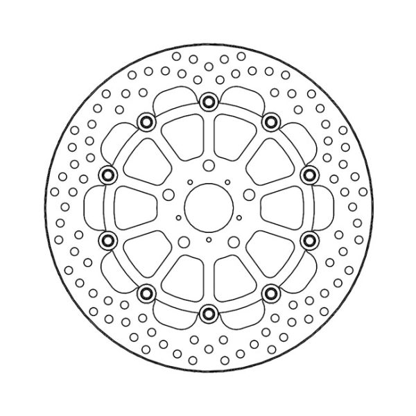 Moto-Master Halo Series Floating Brake Rotor Honda