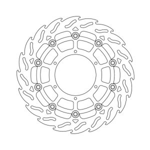 Moto-Master Flame Series Floating Brake Rotor BMW