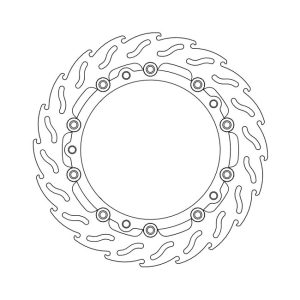 Moto-Master Flame Series Floating Brake Rotor BMW