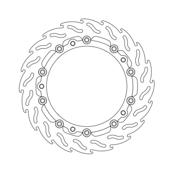 Moto-Master Flame Series Floating Brake Rotor BMW