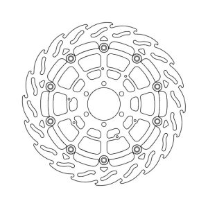 Moto-Master Flame Series Floating Brake Rotor BMW