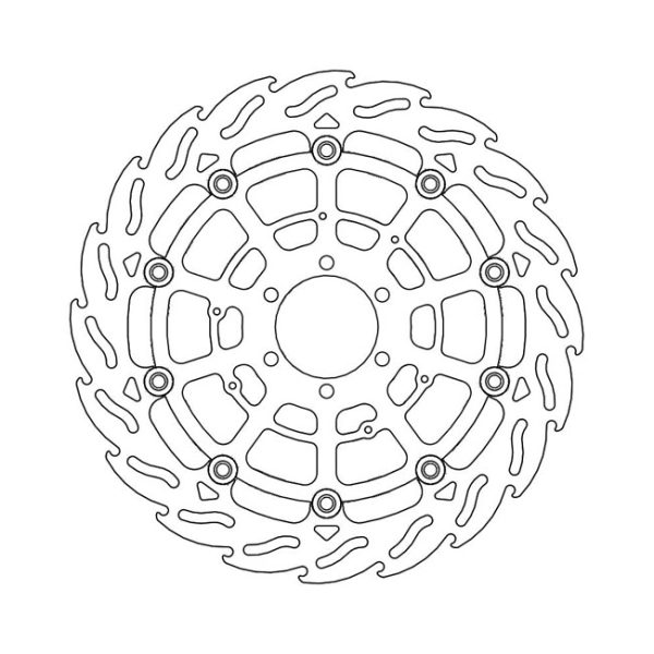Moto-Master Flame Series Floating Brake Rotor BMW