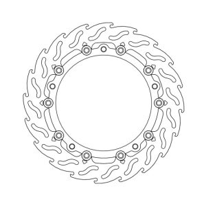 Moto-Master Flame Series Floating Brake Rotor BMW