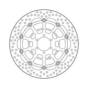 Moto-Master Halo Series Floating Brake Rotor BMW